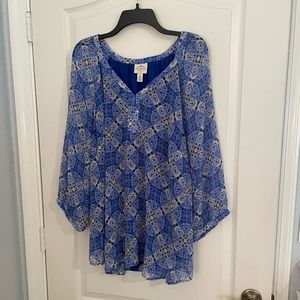 St. John’s Bay Print Blouse 3x